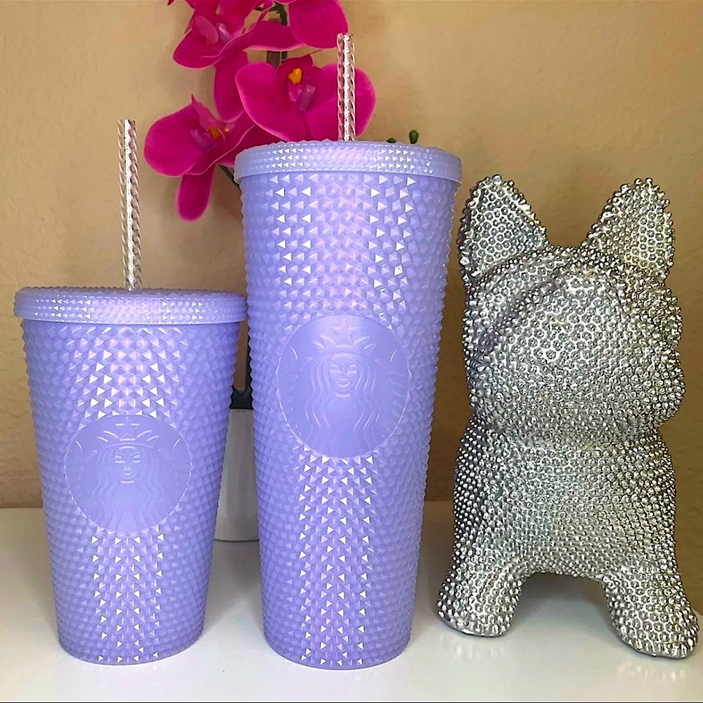 🤍💎NEW Starbucks studded lilac Icy tumbler cup set - Picture 6 of 8